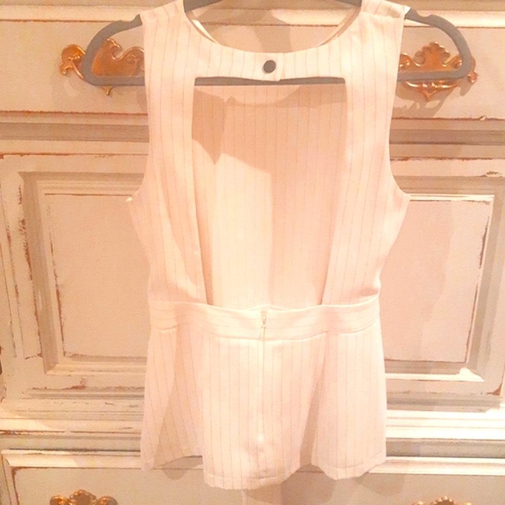 Topshop Open back top